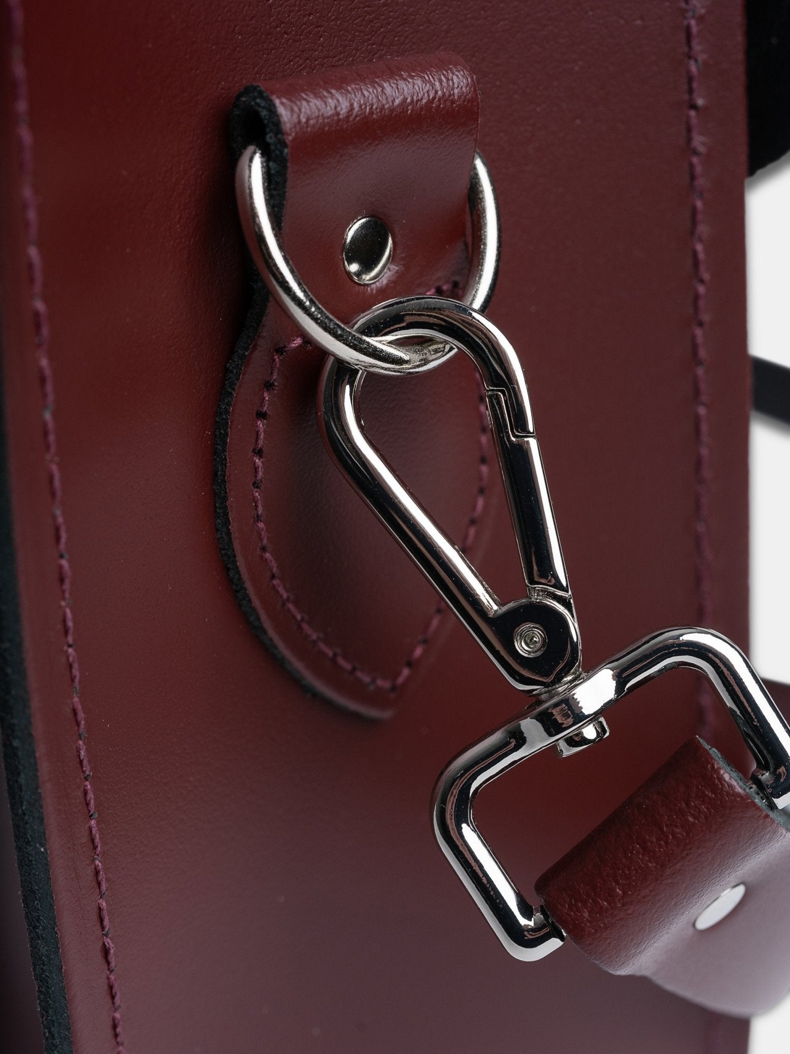 The 15 Inch Batchel - Oxblood - Image 5