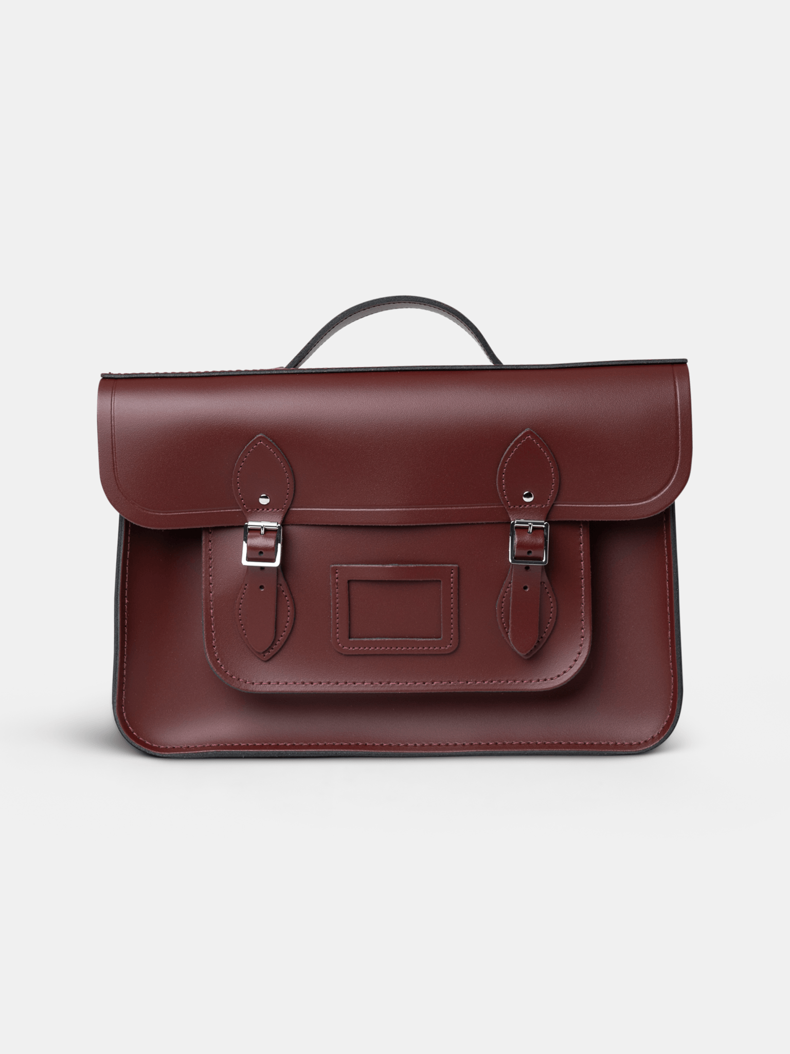 The 15 Inch Batchel - Oxblood - Image 1