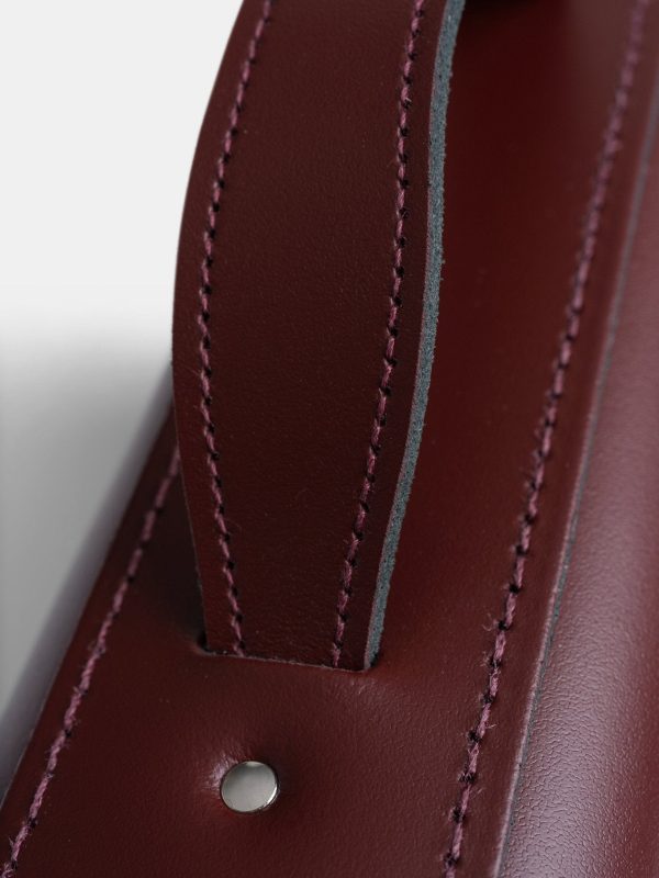 The 15 Inch Batchel - Oxblood - Image 7